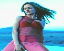 The actress was also seen in the music video of the cover of 